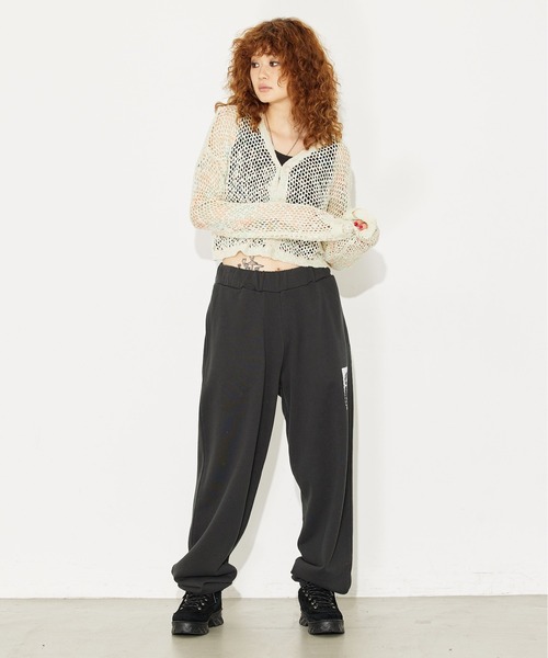 X-girl(エックスガール)の「OPENWORK KNIT CARDIGAN(カーディガン/ボレロ・レディース・グレー/マルチ/イエロー・ONE SIZE)」の20枚目の写真