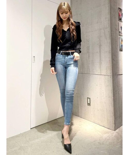 GYDA（ジェイダ）の「BASICショートパーカー（パーカー・レディース・ブラック/グレー/オフホワイト/ベージュ・FREE）」の14枚目の写真