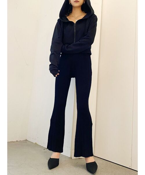 GYDA（ジェイダ）の「BASICショートパーカー（パーカー・レディース・ブラック/グレー/オフホワイト/ベージュ・FREE）」の22枚目の写真