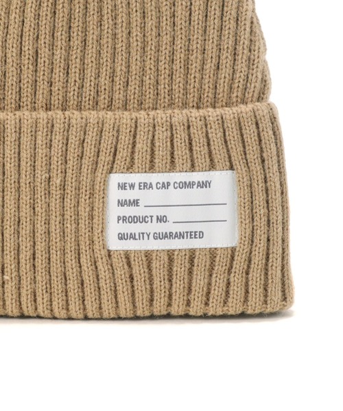 NEW ERA（ニューエラ）の「ニューエラ ニット帽 ミリタリーパッチ リブ（ニットキャップ/ビーニー・メンズ・ブラック/ベージュ/ネイビー/カーキ・FREE）」の11枚目の写真