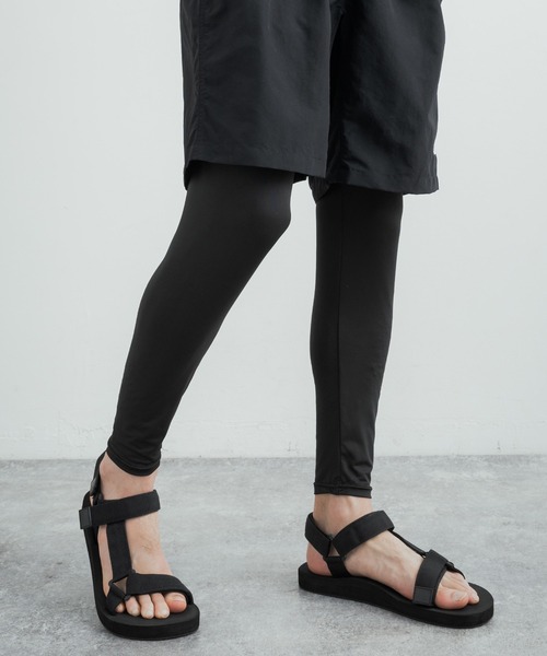 機能性ラッシュガード接触冷感レギンス UVカット 日焼け対策（レギンス