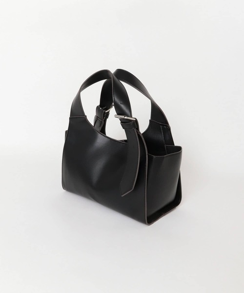 SENSE OF PLACE by URBAN RESEARCH（センスオブプレイスバイアーバンリサーチ）の「ミニクリテトートバッグ（トートバッグ・レディース・ブラック/アイボリー/ライトベージュ/ライトブルー・ONE）」の11枚目の写真