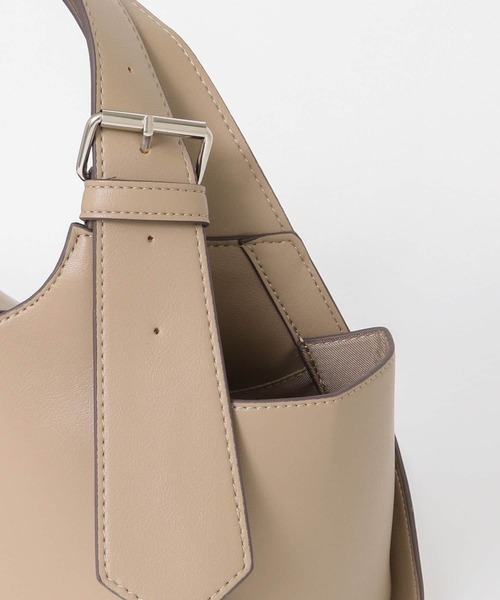 SENSE OF PLACE by URBAN RESEARCH（センスオブプレイスバイアーバンリサーチ）の「ミニクリテトートバッグ（トートバッグ・レディース・ブラック/アイボリー/ライトベージュ/ライトブルー・ONE）」の15枚目の写真