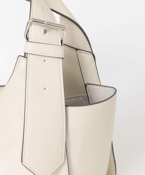 SENSE OF PLACE by URBAN RESEARCH（センスオブプレイスバイアーバンリサーチ）の「ミニクリテトートバッグ（トートバッグ・レディース・ブラック/アイボリー/ライトベージュ/ライトブルー・ONE）」の16枚目の写真