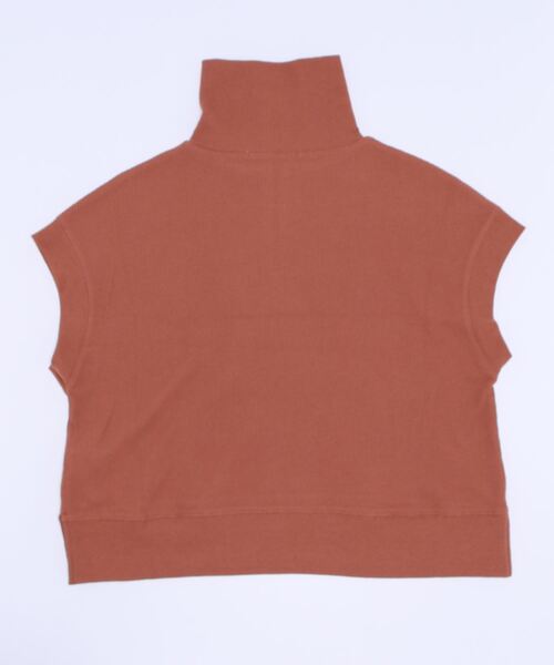 Lugnoncure(ルノンキュール)の「ハーフジップトップス【セットアップ】(Tシャツ/カットソー・レディース・ブラック/オレンジ/キナリ・フリ-)」の4枚目の写真