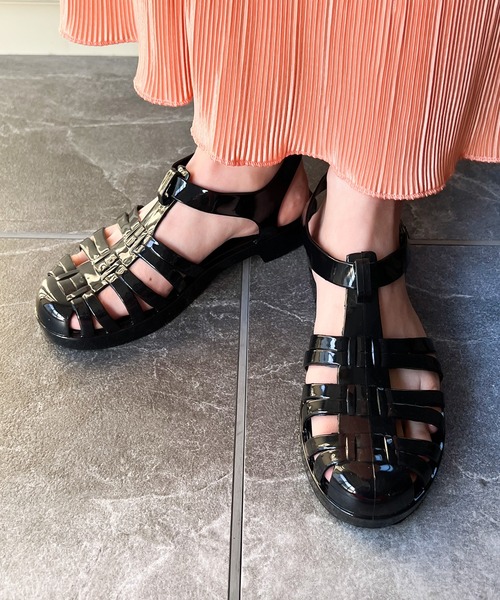 AMOUR BOX（アムールボックス）の「クリアグルカサンダル（サンダル・レディース・クリアブラック/シルバー系その他/クリアブラウン/ブラック/ゴールド系その他・37/38/36/40/39）」の8枚目の写真