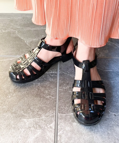 AMOUR BOX（アムールボックス）の「クリアグルカサンダル（サンダル・レディース・クリアブラック/シルバー系その他/クリアブラウン/ブラック/ゴールド系その他・37/38/36/40/39）」の9枚目の写真