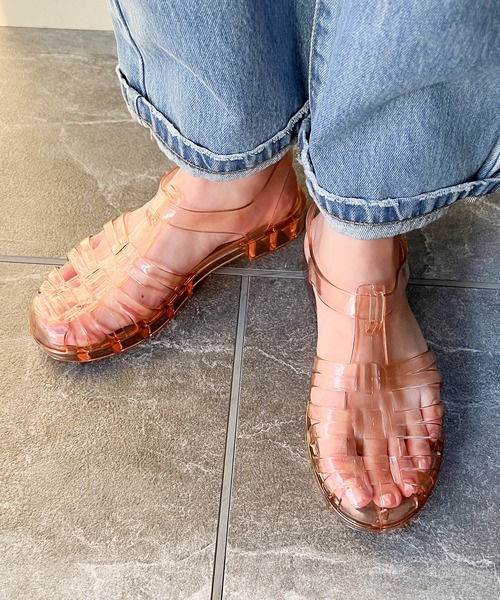 AMOUR BOX（アムールボックス）の「クリアグルカサンダル（サンダル・レディース・クリアブラック/シルバー系その他/クリアブラウン/ブラック/ゴールド系その他・37/38/36/40/39）」の11枚目の写真