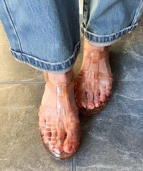 AMOUR BOX（アムールボックス）の「クリアグルカサンダル（サンダル・レディース・クリアブラック/シルバー系その他/クリアブラウン/ブラック/ゴールド系その他・37/38/36/40/39）」の12枚目の写真