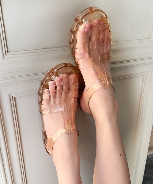 AMOUR BOX（アムールボックス）の「クリアグルカサンダル（サンダル・レディース・クリアブラック/シルバー系その他/クリアブラウン/ブラック/ゴールド系その他・37/38/36/40/39）」の14枚目の写真