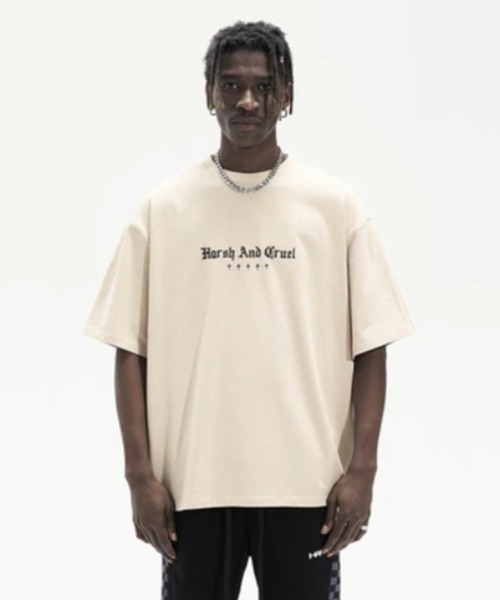 HARSH AND CRUEL 新作 Tシャツ エンジェル ゴシック 半袖 ロゴ 67324754b_1_d_500.jpg