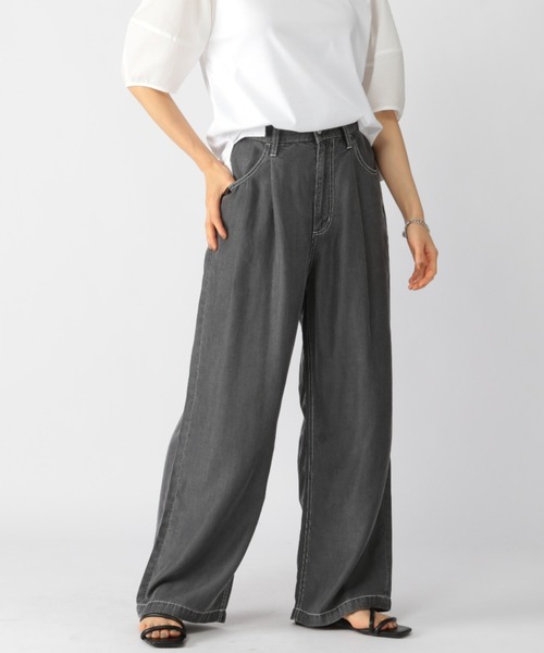 BARNYARDSTORM（バンヤードストーム）の「BARNYARDSTORM / ワイドライトデニム（デニムパンツ・レディース・グレー/インディゴブルー・1/2/00/0）」の12枚目の写真