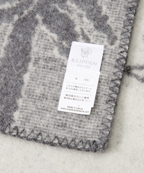 KLIPPAN(クリッパン)の「KLIPPAN HOUSE IN THE FOREST BLANKETS クリッパン ハウスインザフォレスト ブランケット 130×180 ブランケット(ブランケット・レディース・ブラウン/グレー/ネイビー/グリーン・FREE)」の6枚目の写真