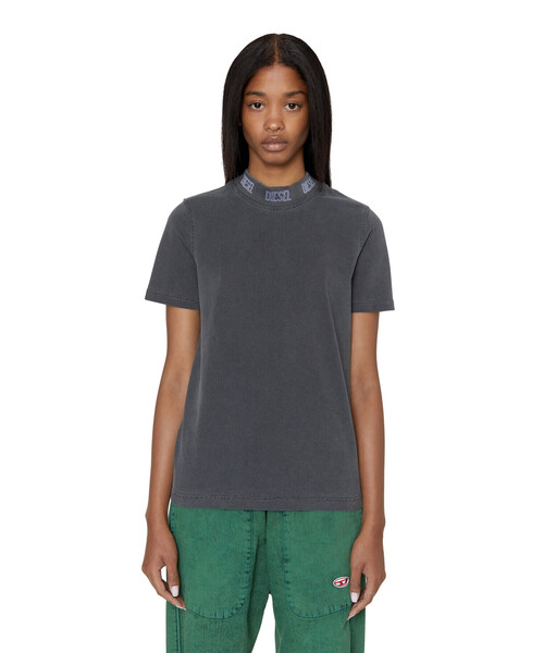 DIESEL(ディーゼル)の「レディース 半袖Tシャツ ロゴ(Tシャツ/カットソー・レディース・ブラック/ホワイト/ピンク・SMALL/MEDIUM/X-LARGE/LARGE)」の12枚目の写真