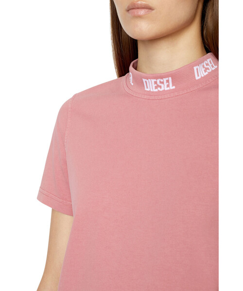 DIESEL(ディーゼル)の「レディース 半袖Tシャツ ロゴ(Tシャツ/カットソー・レディース・ブラック/ホワイト/ピンク・SMALL/MEDIUM/X-LARGE/LARGE)」の16枚目の写真