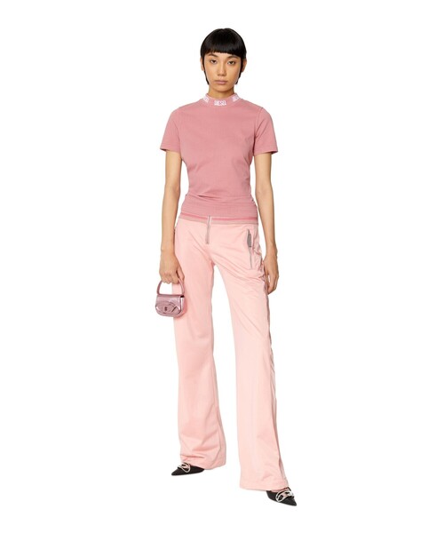 DIESEL(ディーゼル)の「レディース 半袖Tシャツ ロゴ(Tシャツ/カットソー・レディース・ブラック/ホワイト/ピンク・SMALL/MEDIUM/X-LARGE/LARGE)」の17枚目の写真