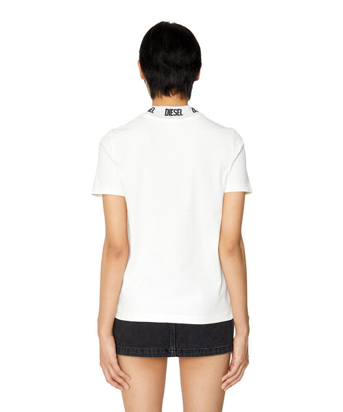 DIESEL(ディーゼル)の「レディース 半袖Tシャツ ロゴ(Tシャツ/カットソー・レディース・ブラック/ホワイト/ピンク・SMALL/MEDIUM/X-LARGE/LARGE)」の20枚目の写真