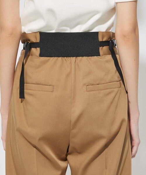 CITY TOKYO（シティトウキョウ）の「サイドバックルツータックパンツ（その他パンツ・レディース・ブラック/キャメル・2/1）」の12枚目の写真