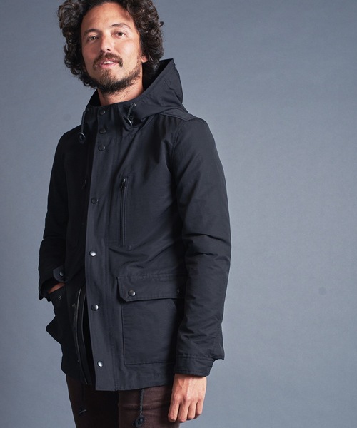 Magine（マージン）の「CTN/NY GROSSGRAIN 3WAY  MOUNTAIN PARKA:コットン/ナイロン グログラン 3WAY マウンテンパーカ 22AW（マウンテンパーカー・メンズ・ブラック/ネイビー/オリーブ/キャメル・44/46/48）」の21枚目の写真