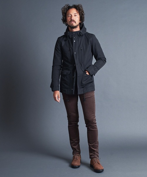 Magine（マージン）の「CTN/NY GROSSGRAIN 3WAY  MOUNTAIN PARKA:コットン/ナイロン グログラン 3WAY マウンテンパーカ 22AW（マウンテンパーカー・メンズ・ブラック/ネイビー/オリーブ/キャメル・44/46/48）」の14枚目の写真