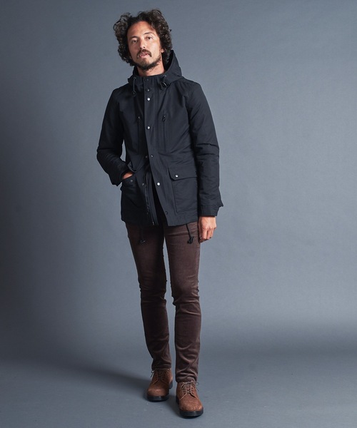 Magine（マージン）の「CTN/NY GROSSGRAIN 3WAY  MOUNTAIN PARKA:コットン/ナイロン グログラン 3WAY マウンテンパーカ 22AW（マウンテンパーカー・メンズ・ブラック/ネイビー/オリーブ/キャメル・44/46/48）」の5枚目の写真