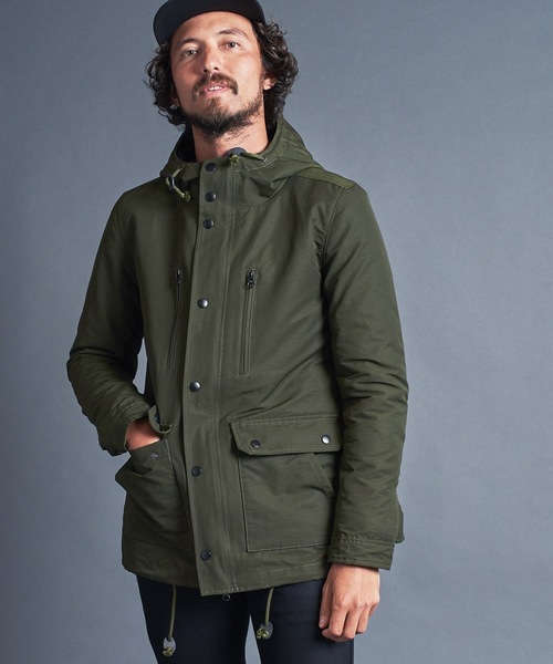 Magine（マージン）の「CTN/NY GROSSGRAIN 3WAY  MOUNTAIN PARKA:コットン/ナイロン グログラン 3WAY マウンテンパーカ 22AW（マウンテンパーカー・メンズ・ブラック/ネイビー/オリーブ/キャメル・44/46/48）」の8枚目の写真