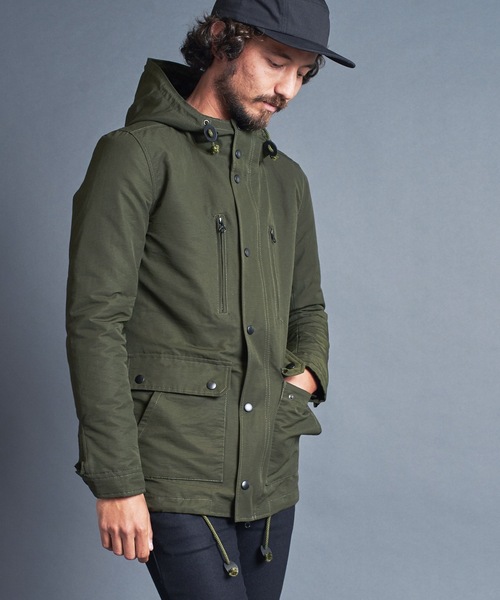 Magine（マージン）の「CTN/NY GROSSGRAIN 3WAY  MOUNTAIN PARKA:コットン/ナイロン グログラン 3WAY マウンテンパーカ 22AW（マウンテンパーカー・メンズ・ブラック/ネイビー/オリーブ/キャメル・44/46/48）」の18枚目の写真