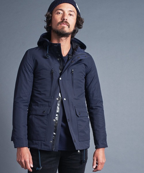 Magine（マージン）の「CTN/NY GROSSGRAIN 3WAY  MOUNTAIN PARKA:コットン/ナイロン グログラン 3WAY マウンテンパーカ 22AW（マウンテンパーカー・メンズ・ブラック/ネイビー/オリーブ/キャメル・44/46/48）」の22枚目の写真