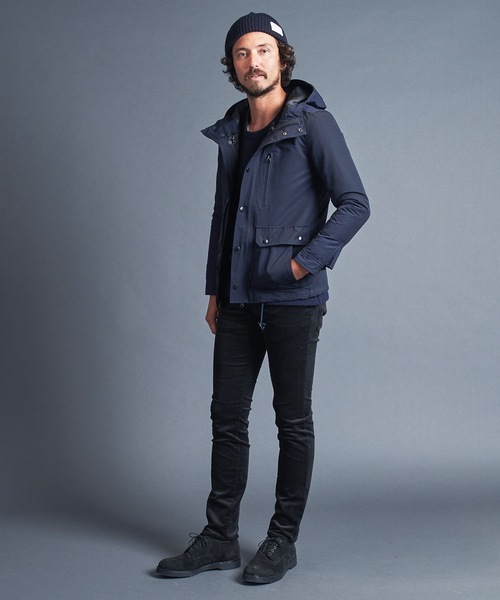 Magine（マージン）の「CTN/NY GROSSGRAIN 3WAY  MOUNTAIN PARKA:コットン/ナイロン グログラン 3WAY マウンテンパーカ 22AW（マウンテンパーカー・メンズ・ブラック/ネイビー/オリーブ/キャメル・44/46/48）」の15枚目の写真