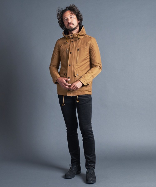 Magine（マージン）の「CTN/NY GROSSGRAIN 3WAY  MOUNTAIN PARKA:コットン/ナイロン グログラン 3WAY マウンテンパーカ 22AW（マウンテンパーカー・メンズ・ブラック/ネイビー/オリーブ/キャメル・44/46/48）」の12枚目の写真