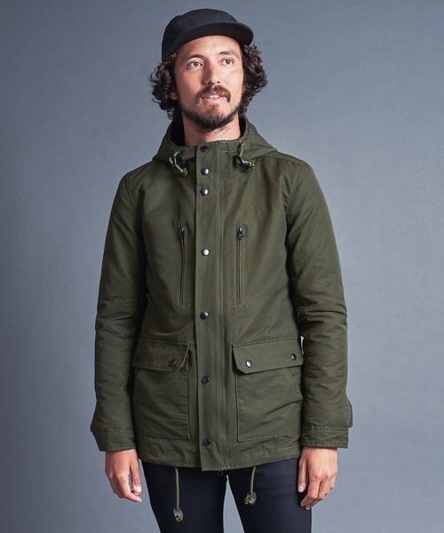 Magine（マージン）の「CTN/NY GROSSGRAIN 3WAY  MOUNTAIN PARKA:コットン/ナイロン グログラン 3WAY マウンテンパーカ 22AW（マウンテンパーカー・メンズ・ブラック/ネイビー/オリーブ/キャメル・44/46/48）」の16枚目の写真