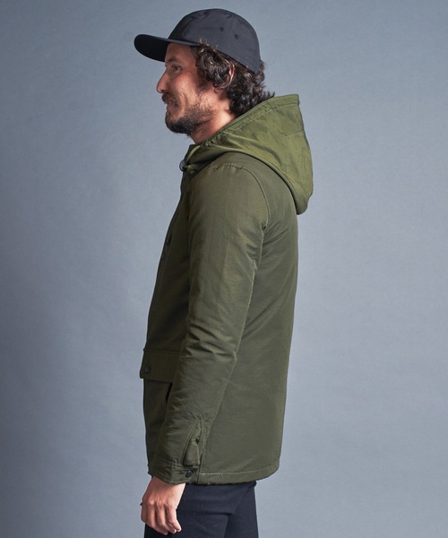 Magine（マージン）の「CTN/NY GROSSGRAIN 3WAY  MOUNTAIN PARKA:コットン/ナイロン グログラン 3WAY マウンテンパーカ 22AW（マウンテンパーカー・メンズ・ブラック/ネイビー/オリーブ/キャメル・44/46/48）」の7枚目の写真