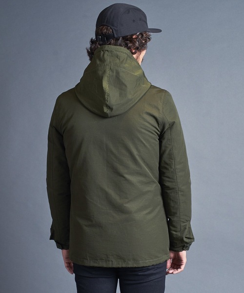 Magine（マージン）の「CTN/NY GROSSGRAIN 3WAY  MOUNTAIN PARKA:コットン/ナイロン グログラン 3WAY マウンテンパーカ 22AW（マウンテンパーカー・メンズ・ブラック/ネイビー/オリーブ/キャメル・44/46/48）」の10枚目の写真