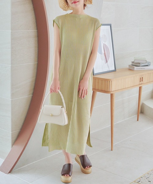 配色リブワンピース ワンピース Isn T She イズントシー のファッション通販 Zozotown