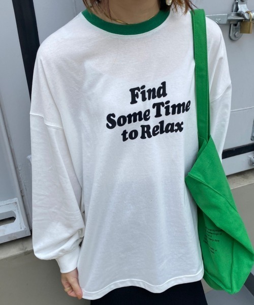 nemne store(ネンネストア)の「【低身長用サイズあり】アソートビッグロンT(Tシャツ/カットソー・レディース・グリーン/クリーム/オートミール/ホワイト系その他/グレー系その他/ホワイト系その他2/ホワイト系その他3/ホワイト系その他4・SMALL/MEDIUM)」の16枚目の写真