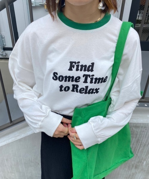 nemne store(ネンネストア)の「【低身長用サイズあり】アソートビッグロンT(Tシャツ/カットソー・レディース・グリーン/クリーム/オートミール/ホワイト系その他/グレー系その他/ホワイト系その他2/ホワイト系その他3/ホワイト系その他4・SMALL/MEDIUM)」の17枚目の写真
