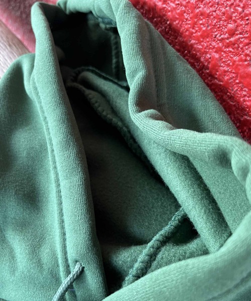 ARCADE（アーケード）の「韓国風 オーバーサイズ ミニカレッジロゴ フーディー スウェット パーカー -ARCADE Limited Line-（パーカー・レディース・ネイビー/グレー/グリーン・FREE）」の16枚目の写真