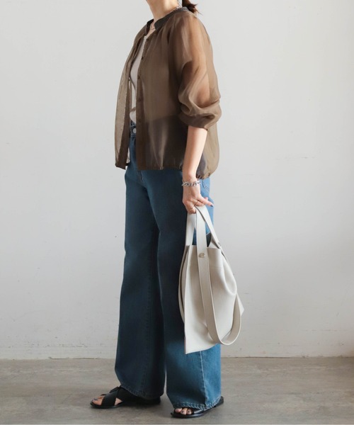 Beau're（ヴュレ）の「【BEAURE】 ムーバルベルトトートBAG（ショルダーバッグ・レディース・シルバー/ブラック/ベージュ/キナリ/サックスブルー・FREE）」の21枚目の写真