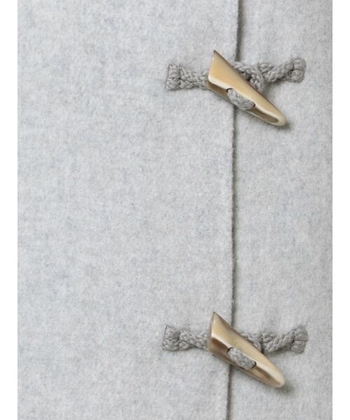 LAGUNAMOON（ラグナムーン）の「ビッグカラーダッフルコート（ダッフルコート・レディース・グレー/モカ・SMALL/MEDIUM）」の16枚目の写真