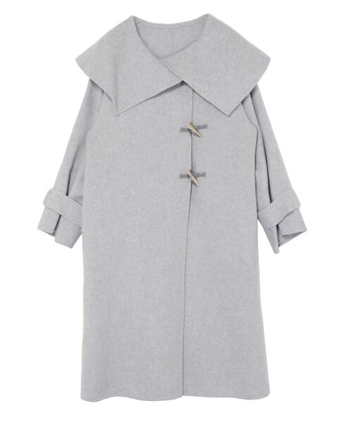 LAGUNAMOON（ラグナムーン）の「ビッグカラーダッフルコート（ダッフルコート・レディース・グレー/モカ・SMALL/MEDIUM）」の19枚目の写真