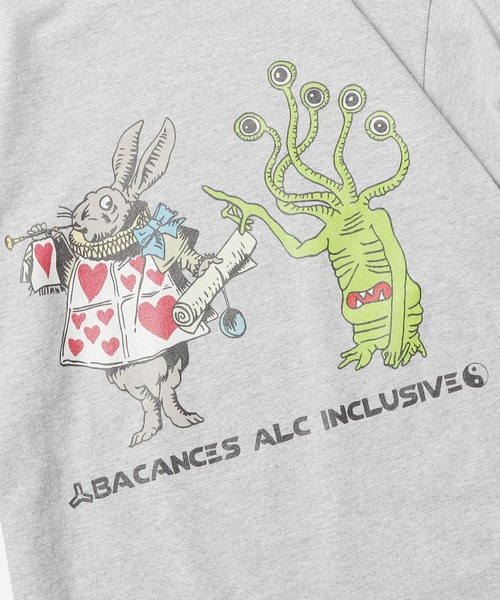 AlexanderLeeChang（アレキサンダーリーチャン）の「BACANCES ALL INCLUSIVE×AlexanderLeeChang/バカンス・オールインクルーシブ×アレキサンダーリーチャン BLC L/S T ALEX RABBIT（Tシャツ/カットソー・メンズ・ホワイト/グレー/ゴールド・M/L/XL）」の18枚目の写真