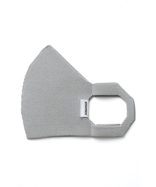ATTACHMENT（アタッチメント）の「ヴィスコース / ナイロン ホールガーメント ニットマスク /  VIS / NY KNIT MASK（マスク・メンズ・ライトグレー/ブラック/ベージュ・ONESIZE）」の3枚目の写真