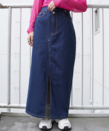 VENCEEXCHANGE | フロントスリットロングスカート(デニムスカート)
