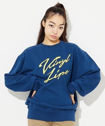 X-girl | VINYL LIPS CREW SWEAT TOP(スウェット)