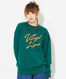 X-girl | VINYL LIPS CREW SWEAT TOP(スウェット)