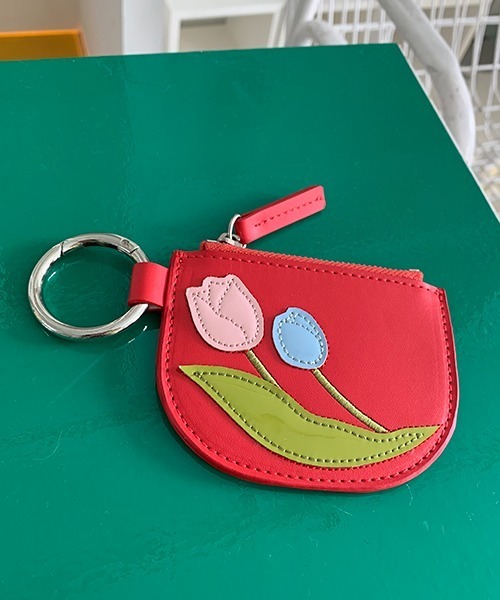 Casselini（キャセリーニ）の「Casselini(キャセリーニ)モチーフコインケース（コインケース・レディース・ブラック/グリーン/レッド/シルバー/ピンク・FREE）」の4枚目の写真