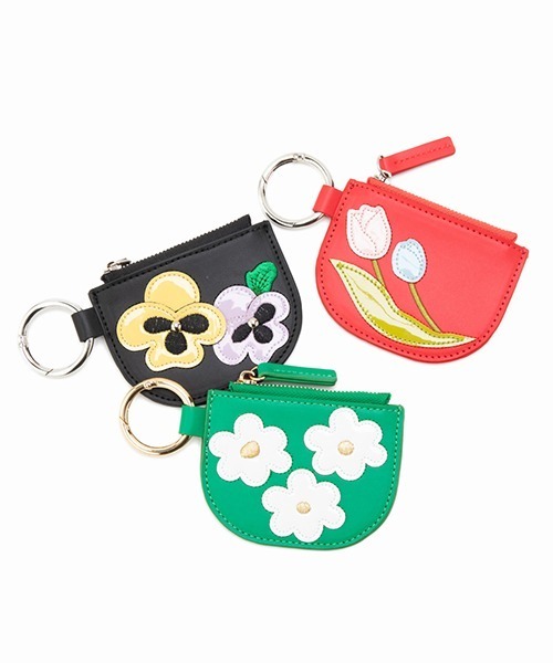 Casselini（キャセリーニ）の「Casselini(キャセリーニ)モチーフコインケース（コインケース・レディース・ブラック/グリーン/レッド/シルバー/ピンク・FREE）」の6枚目の写真