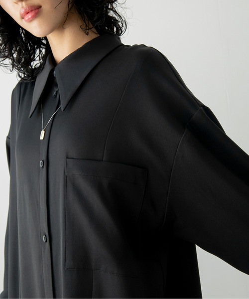 VACANCY（ヴァカンシー）の「サイド切り替えシャツワンピース