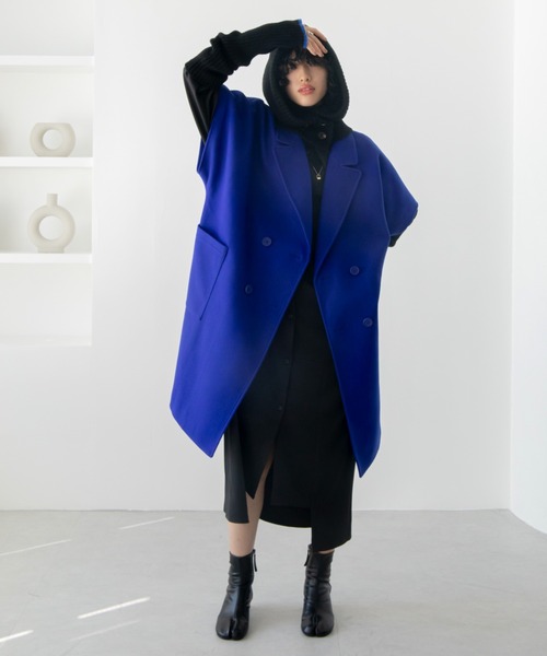 VACANCY（ヴァカンシー）の「サイド切り替えシャツワンピース（ワンピース・レディース・その他/ブラック/ブルー/ネイビー・FREE）」の18枚目の写真