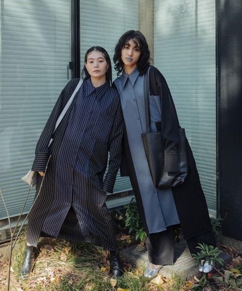 VACANCY（ヴァカンシー）の「サイド切り替えシャツワンピース